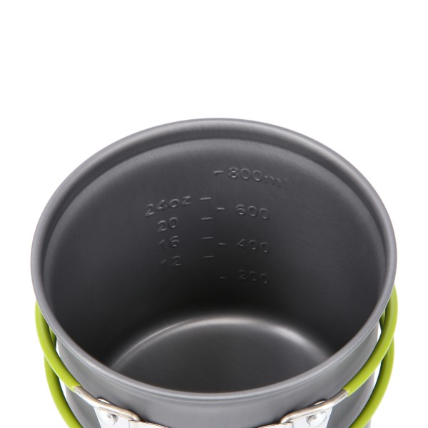 Набір туристичного посуду Nils Camp NC1767, 2 каструлі, 2 миски