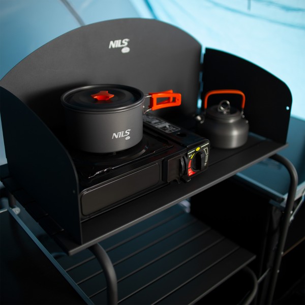 Набір посуду Nils Camp NC1782, чайник, каструля, сковорода