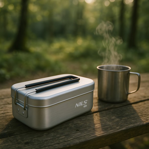 Контейнер для їжі Nils Camp NC4201, 500мл, алюміній