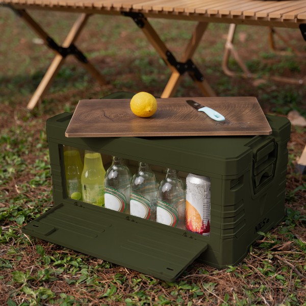 Складаний ящик-стіл Nils Camp NCB4002, 32 л, зелений