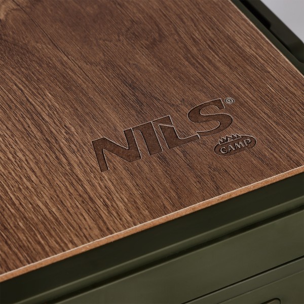 Складаний ящик-стіл Nils Camp NCB4002, 32 л, зелений