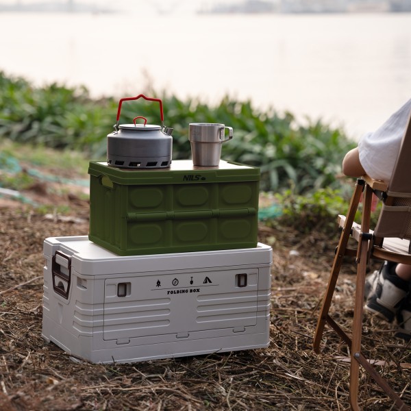 Складаний ящик-стіл Nils NCB4007, 9 л, зелений