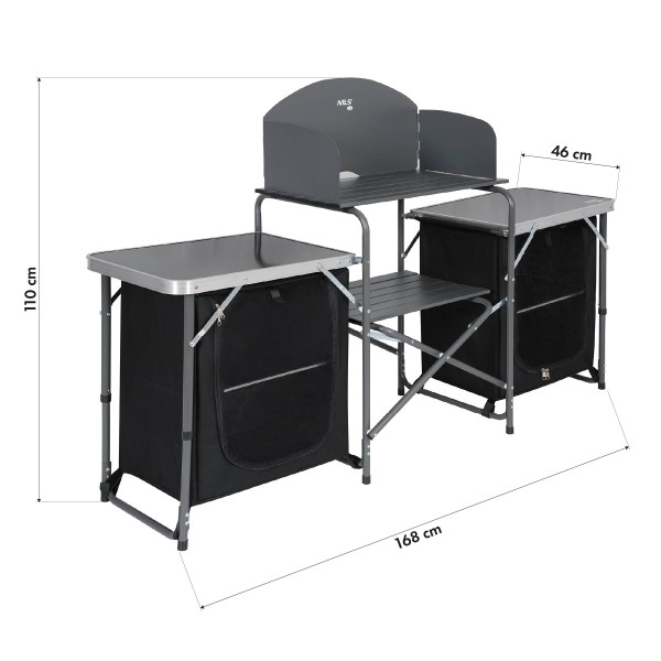 Кемпінгова шафа-кухня Nils Camp NC3042, складана