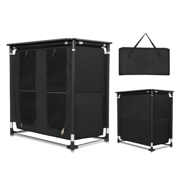 Кемпінгова шафа зі столом Nils Camp NC3032 з 2 полицями, складана