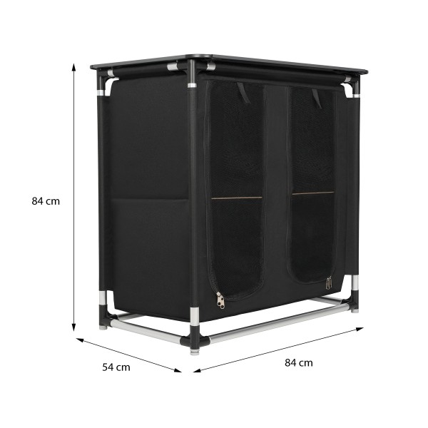 Кемпінгова шафа зі столом Nils Camp NC3032 з 2 полицями, складана