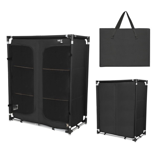 Кемпінгова шафа Nils Camp NC3034 з 3 полицями, складана