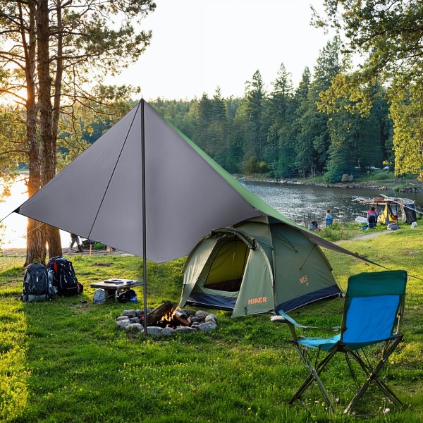 Тент кемпінговий Nils Camp NC17107 300x300 см, зелений