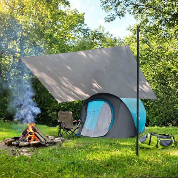 Тент кемпінговий Nils Camp Nils Camp NC17111 230x140 см, блакитний