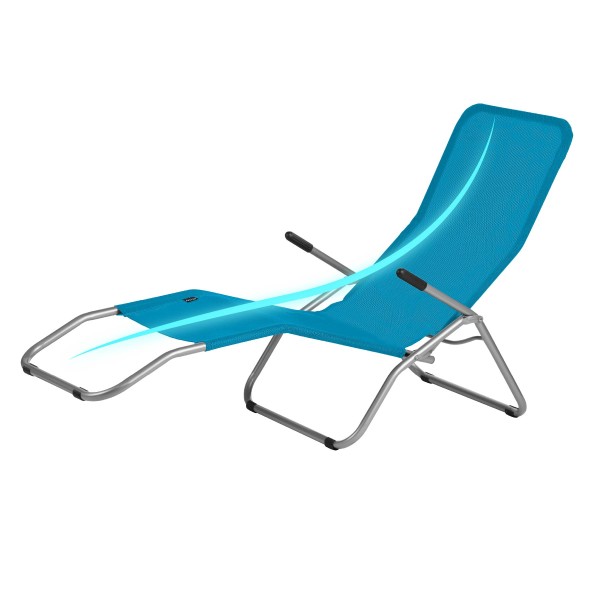 Шезлонг Nils Camp NC3017, блакитний