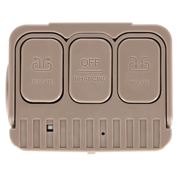 Надувний матрац двоспальний NILS CAMP NC2808, з насосом, бежевий