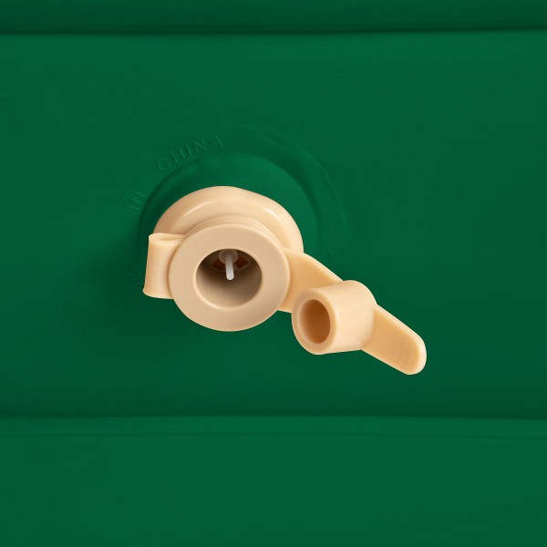 Надувний матрац двоспальний NILS CAMP NC2808, з насосом, зелений