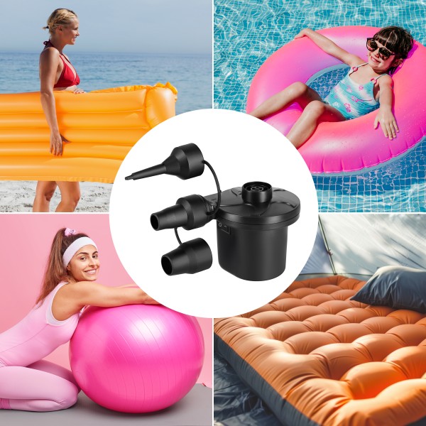 Електричний насос Nils Camp NC17115, 50 вт, з 3 насадками