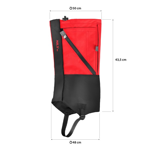 Туристичні гетри-гамаші Nils Camp NC17112, червоні