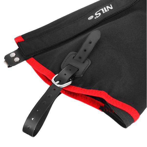 Туристичні бігові гетри-гамаші Nils Camp NC17113, чорно-червоні