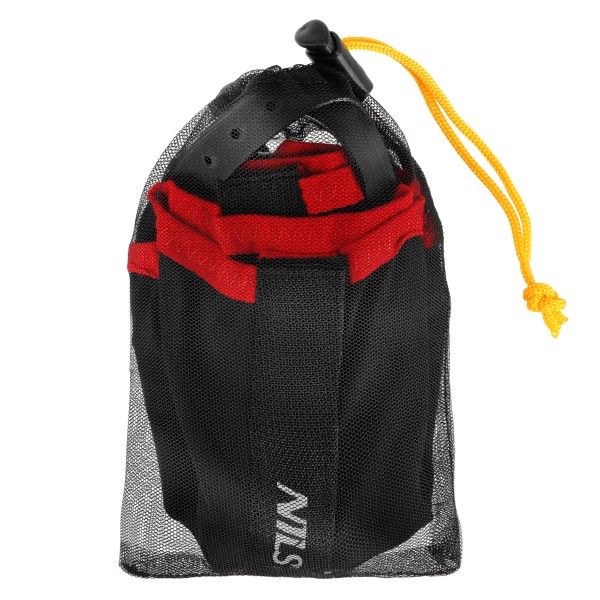 Туристичні бігові гетри-гамаші Nils Camp NC17113, чорно-червоні