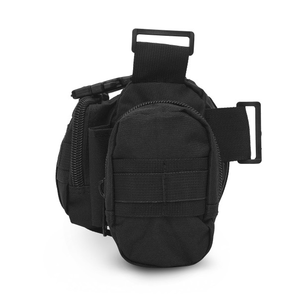 Поясна тактична сумка Nils Camp NC3907 XL, 5 л, чорна