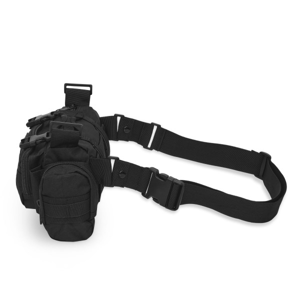 Поясна тактична сумка Nils Camp NC3907 XL, 5 л, чорна