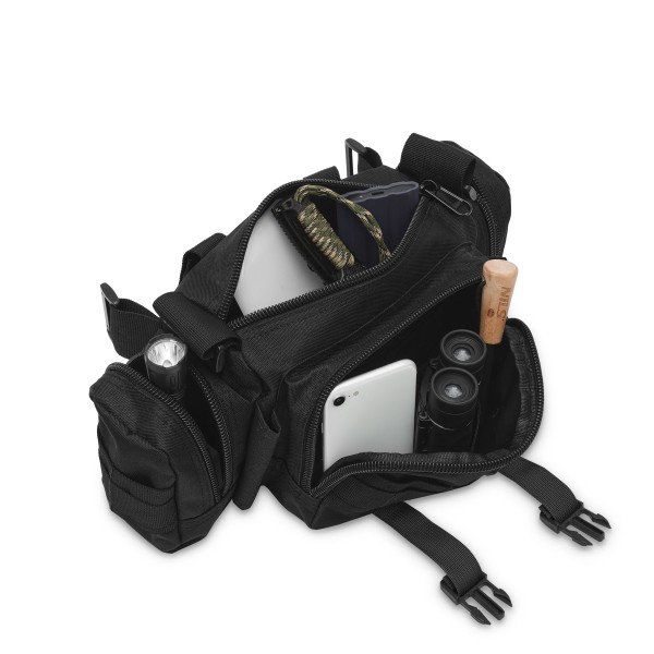 Поясна тактична сумка Nils Camp NC3907 XL, 5 л, чорна