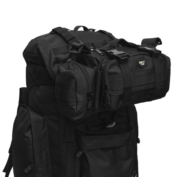Поясна тактична сумка Nils Camp NC3907 XL, 5 л, чорна