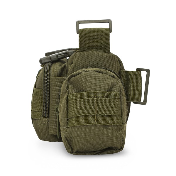 Поясна тактична сумка Nils Camp NC3907 XL, 5 л, зелена