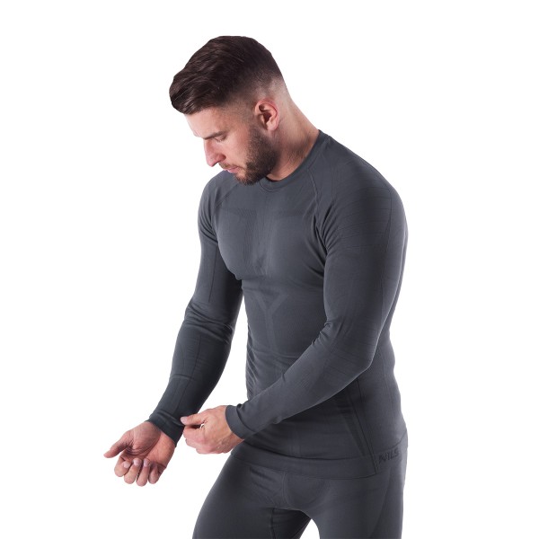 Термоактивна чоловіча кофта Nils Ragnar 2XL/3XL, сіра