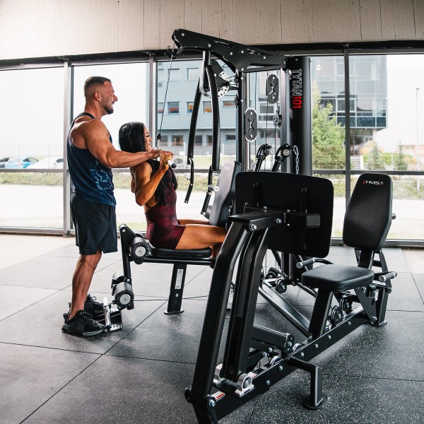 Професійна силова фітнес-станція HMS Tytan 101 з жимом ногами