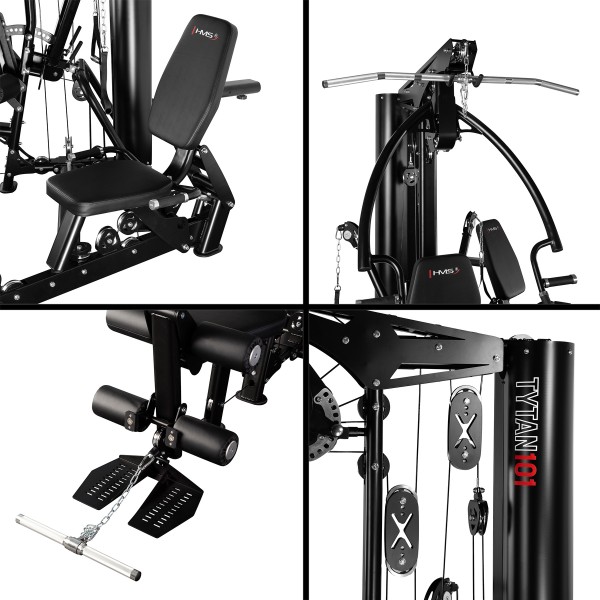 Професійна силова фітнес-станція HMS Tytan 101 з жимом ногами