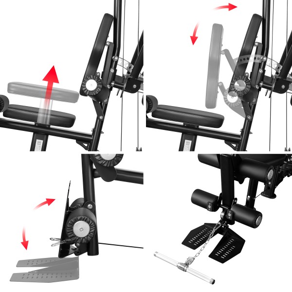 Професійна силова фітнес-станція HMS Tytan 101 з жимом ногами