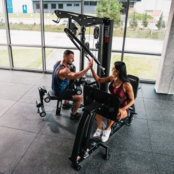 Професійна силова фітнес-станція HMS Tytan 101 з жимом ногами