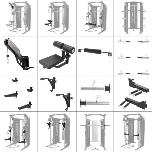 Напівпрофесійна силова фітнес-станція з тренажером Сміта HMS Cyklop 10