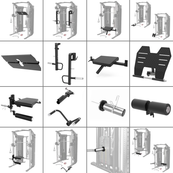 Напівпрофесійна силова фітнес-станція з тренажером Сміта HMS Cyklop 10