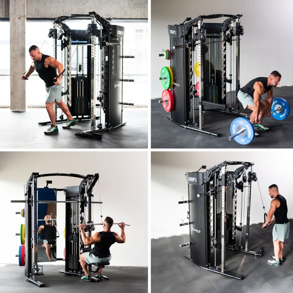 Напівпрофесійна силова фітнес-станція з тренажером Сміта HMS Cyklop 10