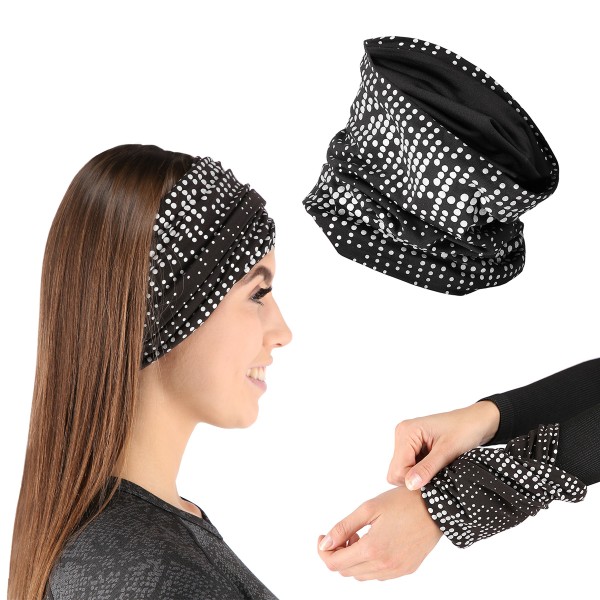 Світловідбивний баф Nils 3-в-1 для бігу та подорожей