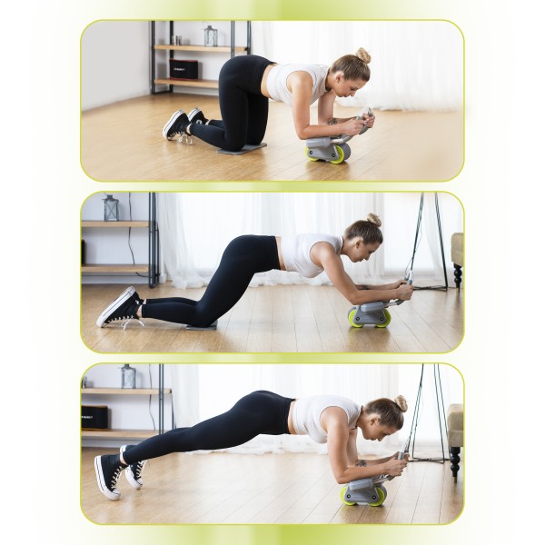 Тренажер-колесо для пресу автоматичний HMS KA08, сірий