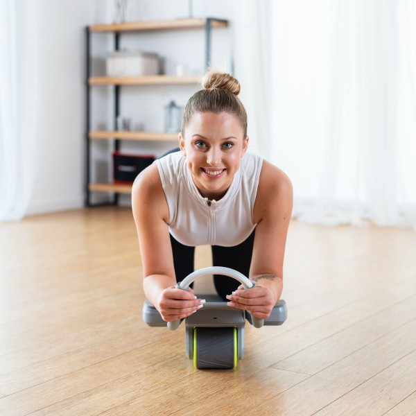 Тренажер-колесо для пресу автоматичний HMS KA08, сірий