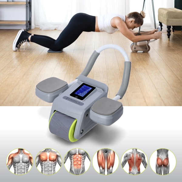 Тренажер-колесо для пресу автоматичний HMS KA08, сірий