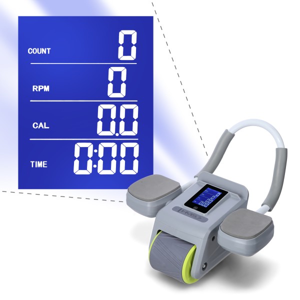 Тренажер-колесо для пресу автоматичний HMS KA08, сірий