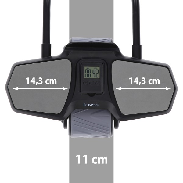 Тренажер-колесо для пресу автоматичний HMS KA10, чорний