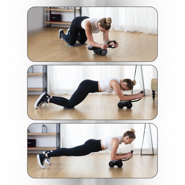 Тренажер-колесо для пресу автоматичний HMS KA10, чорний