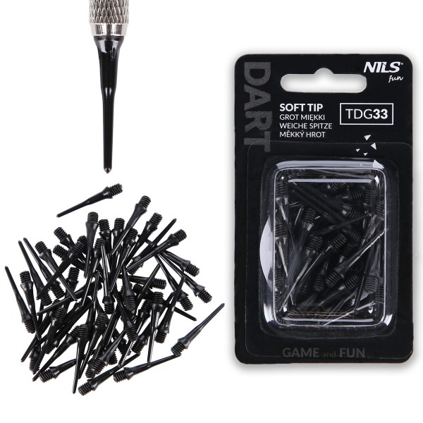 М’які пластикові наконечники для дартсу TDG33 Nils Fun