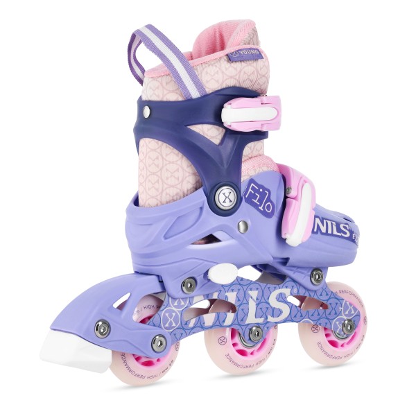 Роликові ковзани Filo NA13102 Nils Extreme XS (26-29), фіолетові