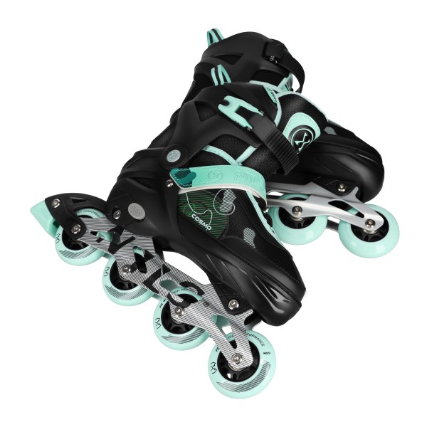 Роликові ковзани Nils Cosmo NA13808 M (34–37), чорно-м'ятні