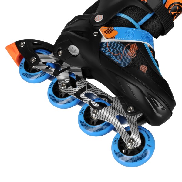 Роликові ковзани Nils Cosmo NA13808 M (34–37), чорно-блакитні