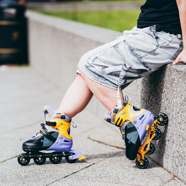 Роликові ковзани Nils NA13810 Twist L (39–42), чорно-жовті