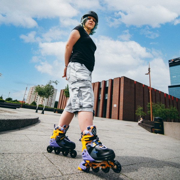 Роликові ковзани Nils NA13810 Twist L (39–42), чорно-жовті