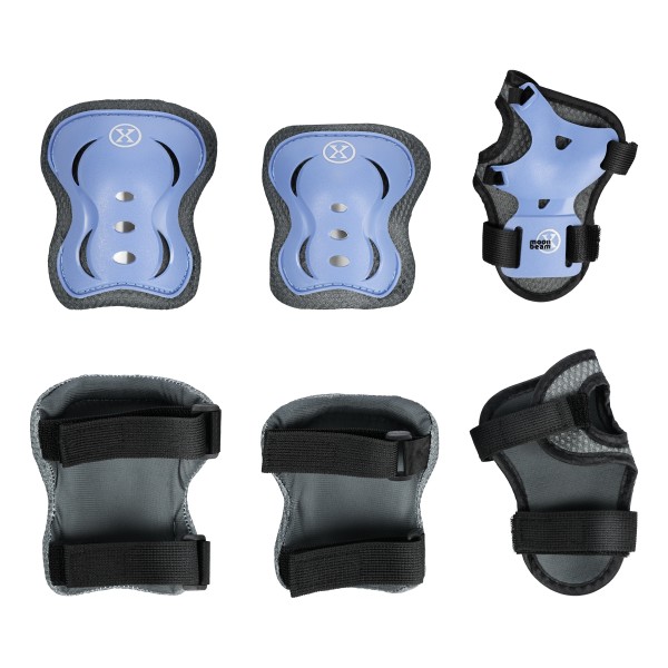 Роликові ковзани Nils NA0189 LED з захистом, S (31–34), чорно-сині