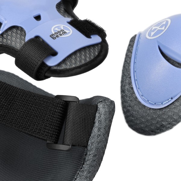 Роликові ковзани Nils NA0189 LED з захистом, M (35–38), чорно-сині