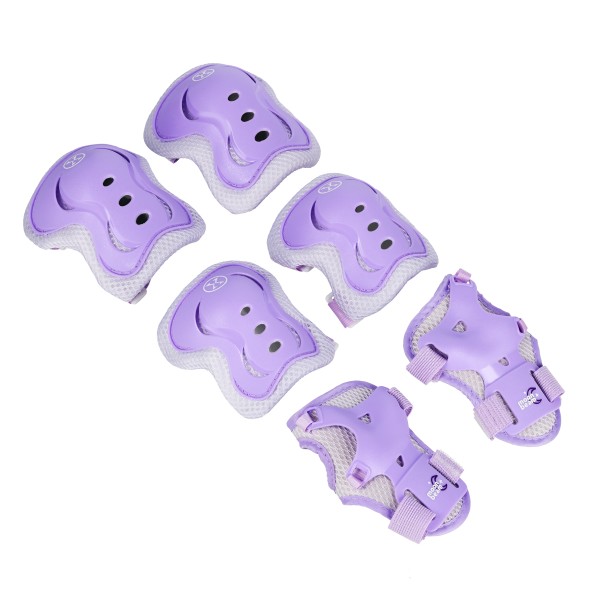 Роликові ковзани Nils NA0189 LED з захистом, L (39–42), фіолетові