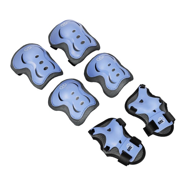 Роликові ковзани Nils NA0189 LED з захистом, L (39–42), чорно-сині