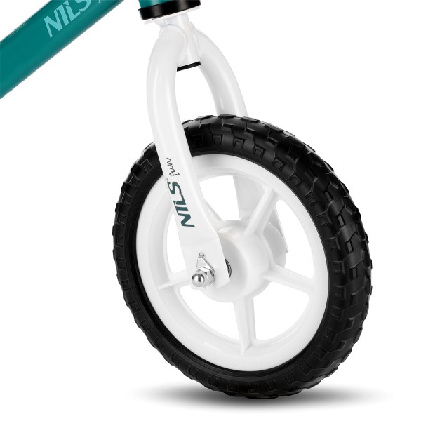 Біговел RB134 Nils Fun, 10-дюймові колеса, зелений